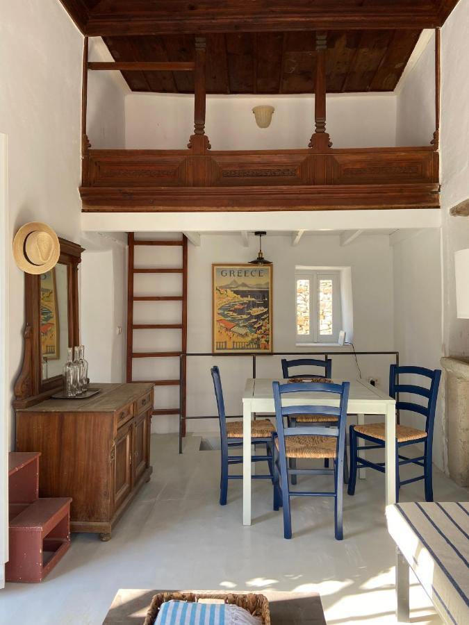 Little Blue In Chorio, Symi Villa Bagian luar foto