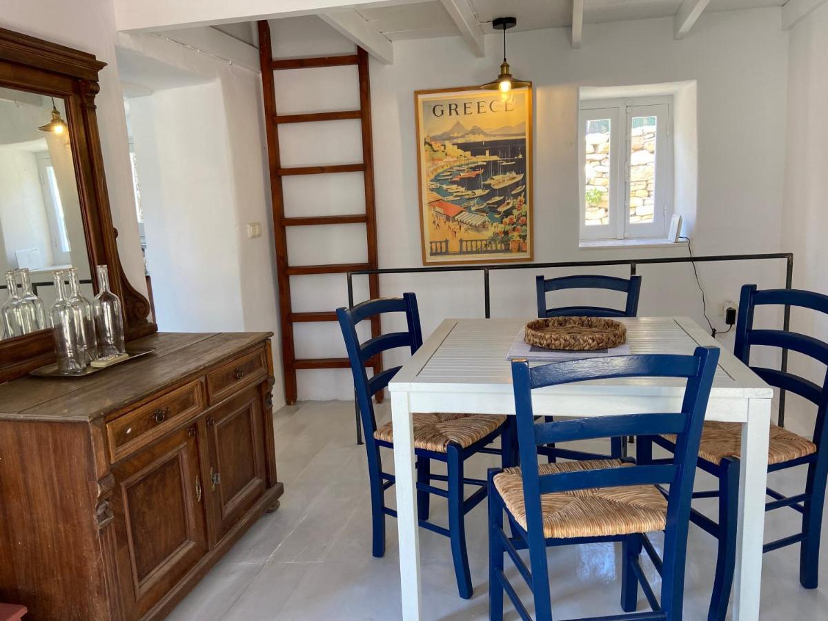 Little Blue In Chorio, Symi Villa Bagian luar foto