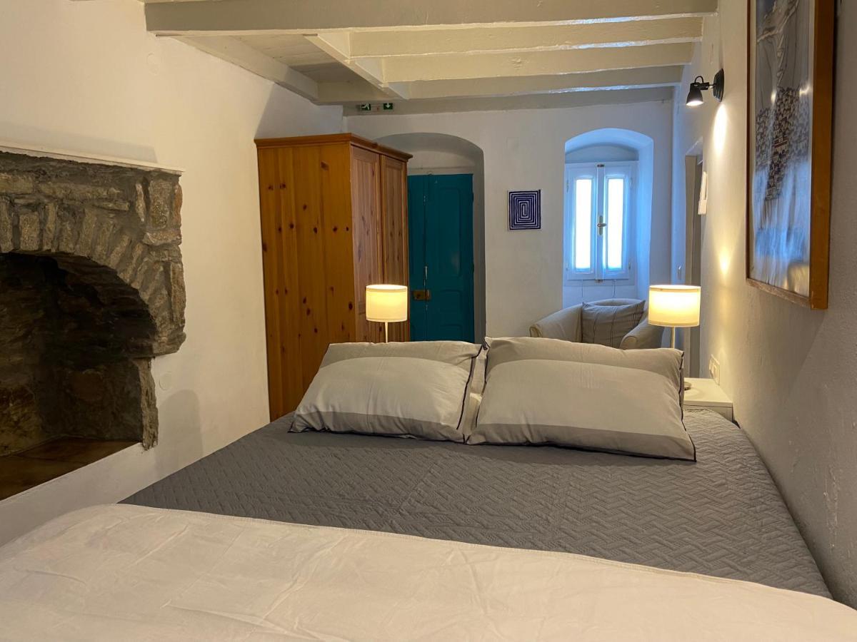 Little Blue In Chorio, Symi Villa Bagian luar foto